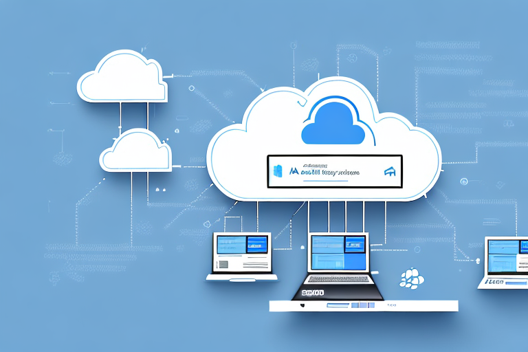 A cloud computing environment with two distinct security systems
