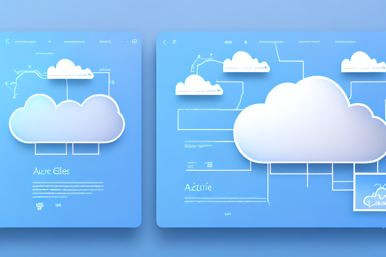 Two cloud servers side-by-side