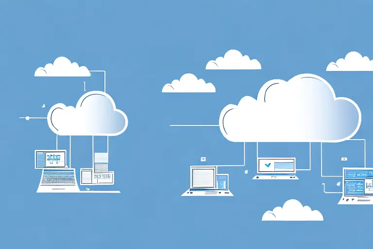 Two cloud-based computing systems side-by-side