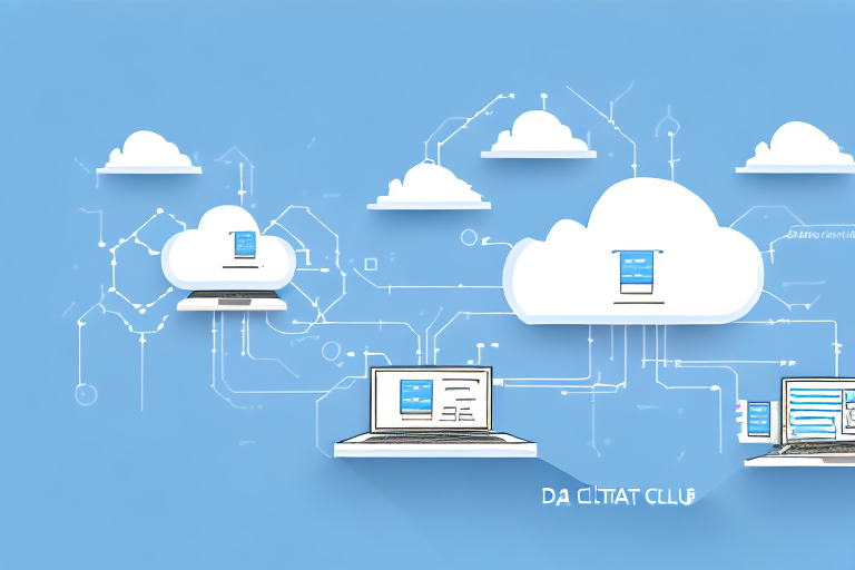 A cloud data center and an on-premises data center