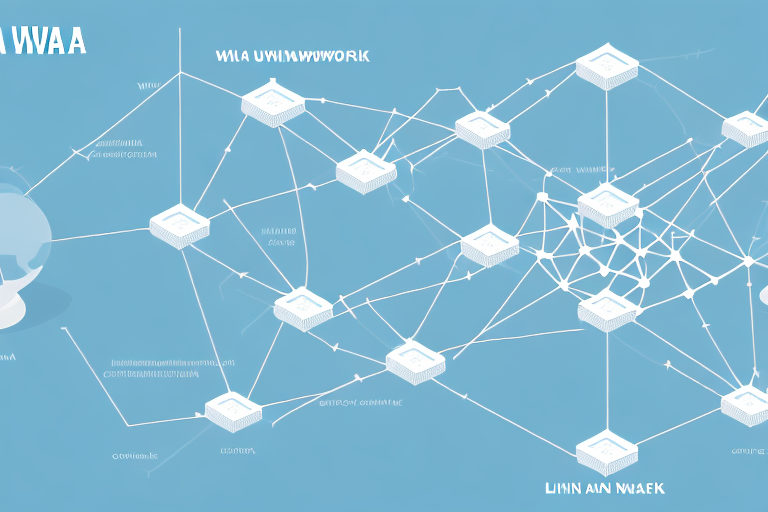 A network diagram showing the cost and efficiency of a wan link in an sdwan environment